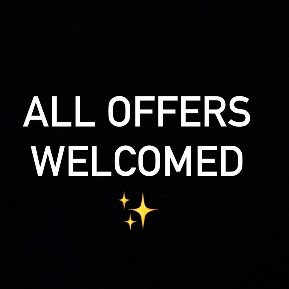 All offers welcomed ✨